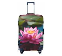 PPHGUT Spirit of the Lotus Housse de protection universelle pour valise de voyage élastique imperméable et légère, blanc, M, Organiseur de sac
