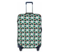 PPHGUT Sushi Food Pattern1 Housse de valise de voyage universelle élastique imperméable et légère, blanc, XL, Organiseur de sac