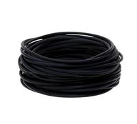 PPhtony Lot de 10 élastiques à cheveux en silicone noir taille adulte années 80 pour homme et femme (20)
