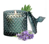 PPIFAS Bougies parfumées à la sauge aux agrumes et à la lavande, cadeaux pour homme et femme, grande bougie en pot pour la maison, bougie d'aromathérapie, bougie parfumée à la cire de soja biologique