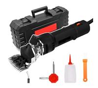 PPLDABNK Ciseaux À Laine Électriques Portables 690 W - Contrôle De Vitesse À 6 Vitesses - Comprend Une Brosse De Nettoyage, Un Tournevis Et Un Coffret De Rangement,Black