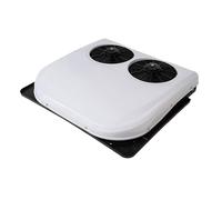 PPLDABNK Climatiseur CC Ultra-mince 12/24 V Pour Camping-cars - Refroidissement Uniquement, Puissance De 600 À 2 600 W, 4 Sorties D'air, Pour Camping-cars, Caravanes Et Poids Lourds,12v,White
