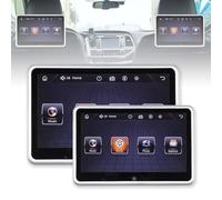 PPLDABNK Écran D'appui-tête De Voiture 10,1 Pouces, avec Interconnexion pour Téléphone Portable, Lecteur Vidéo HD 1080p, Transmetteur FM, Carte Mémoire USB/TF, 2 Pièces,2pcs