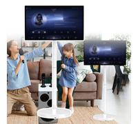 PPLDABNK Écran Tactile Mobile avec roulettes Silencieuses - Projection D'écran sans Fil, Inclinaison De 20°, Réglage De La Hauteur De 18 Cm, 8+128 Go, Appareil Photo 13 MP, for Le Binge-Watching