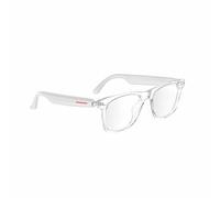 PPLDABNK Lunettes Connectées pour Hommes Et Femmes : Traduction par IA, Plus De 100 Langues, Microphone Et Haut-parleurs Intégrés, Étanches IP65, sans Fil.,White