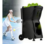 PPLDABNK Machine À Balles De Tennis - Capacité De Plus De 100 Balles, Angle Réglable De 5 À 45°, Intervalle De 1,8 À 8 S, Vitesse De 20 À 120 Km/h, Modes Multiples | for Le Tennis Et Le Padel