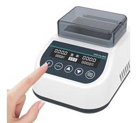 PPLDABNK Mini Bain Métallique Thermostatique Pour Seringues, Chauffage Numérique Avec Contrôle Précis De La Température Et Minuterie Large (5s-23h59m),MDB100C