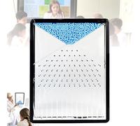 PPLDABNK Planche De Galton avec Perles Et Planche De Dalton, Outil De Démonstration des Probabilités Et des Courbes en Cloche pour l'enseignement De La Physique, 31,5 X 41,5 Cm,41.5 * 31.5cm