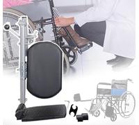 PPLDABNK Repose-Jambes Élévateurs pour Fauteuil Roulant - Universel, Ours À Pédale Unique : 100 Kg, Nettoyage Facile, Angle Réglable/90°-180°, avec Repose-Pieds Rembourrés, pour Handicapés,Left