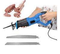 PPLDABNK Scie Alternative Professionnelle 980 W, Poignée Rotative Antidérapante, Vitesse De Rotation De 0 À 2 800 Tr/min, Remplacement Rapide De La Lame, Avec 2 Lames,2 blades