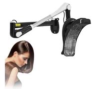 PPLDABNK Sèche-cheveux Professionnel Pour Plafond/sol, Équipement De Salon Portable Avec Panneau De Commande Multifonction (temps Et Température), Support À Rouleaux Mobile Inclus,B,Black