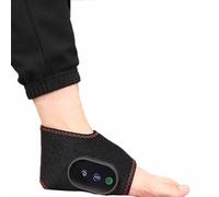 PPLDABNK Stabilisateur De Cheville Chauffant sans Fil avec Massage À Air - Thérapie par Compression Chaude Réglable À 3 Températures Et 3 Vitesses, Support De Cheville Rechargeable,One