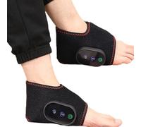 PPLDABNK Stabilisateur De Cheville Chauffant sans Fil avec Massage À Air - Thérapie par Compression Chaude Réglable À 3 Températures Et 3 Vitesses, Support De Cheville Rechargeable,A Pair