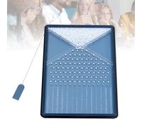 PPLDABNK Tableau Galton - Modèle De Démonstration De Distribution Normale pour l'enseignement De La Physique Et des Mathématiques, Outil Pédagogique pour Les Laboratoires Scolaires (Bleu),42 * 32cm