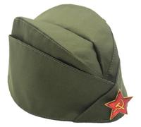 Ppmter Casquette De Garnison De Pilote De L'armée Russe, Seconde Guerre Mondiale, CCCP, URSS, Casquette De Garnison M81 De L'armée Soviétique avec Insigne, Chapeau d'uniforme De L'armée