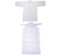 Ppmter Ensemble d'uniforme De Kendo Japonais, Hakama De Samouraï Aïkido, Tenue d'arts Martiaux pour, Vêtement De Sport pour Le Kendo, L'aïkido Le Hapkido.