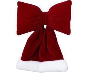 Ppmter Grand Nœud De Noël, Nœuds pour Couronne De Noël, Décorations pour Sapin De Noël, Bricolages De Décoration De Noël pour Maison, L'extérieur Les Fêtes D'intérieur