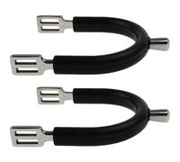 Ppmter Lot De 2 Éperons pour Cheval, Éperons en Acier Inoxydable, Éperons Anglais pour Bottes, Accessoire D'équitation Western