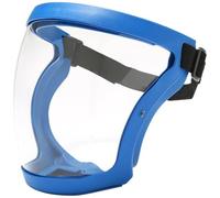 Ppmter Visière De Protection Intégrale pour Le Meulage Découpe, Masque De Sécurité Réutilisable avec Visière Transparente Antibuée À Large De Vision pour Les Travaux Extérieurs, Tonte De