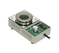 PPot de Soudure, Pot à souder 220 250W, plaque de bain à dessouder, Pot de en étain Miniature de 80mm pour Faire Fondre le Métal(ZB80D Lead Free)