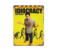 PPOXXFFE Affiche de l'évolution du film Jackass - Décoration murale en métal - Décoration de bar moderne - 40 x 30 cm