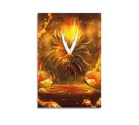 PPOXXFFE Hollow Knight - Poster décoratif sur toile et image d'art moderne pour chambre à coucher - 40 x 60 cm