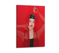 PPOXXFFE Jisoo Blackpink Poster1 - Impression sur toile - Décoration murale moderne pour chambre à coucher - 40 x 60 cm