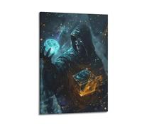 PPOXXFFE Poster décoratif sur toile représentant une relique des arcanes et une image d'art moderne pour chambre à coucher (50 x 75 cm)