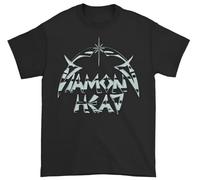 PPPeedsss22 Diamond Head Retro Band Logo Heavy Metal T-Shirt