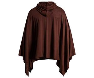 PPPPA Unisexe Casual Poncho À Capuche Hommes Tops Lâches Manteau À Ourlet Irrégulier Pull De Mode Pull avec Poncho d'hiver De Poche Surdimensionné Couverture Chaude Portable Cape Wraps Long Châle