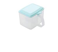 PPQIRU Boîte à Assaisonnement Boîte d'assaisonnement intégrée à double grille, boîte de rangement cuisine, ensemble combiné, sel domestique(Blue)