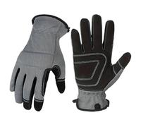 PPQIRU Gants de jardinage gants anti-élagage for femmes et hommes gantelets anti-épines for creuser planter des outils jardin Pour Le Soudage(Black,L)