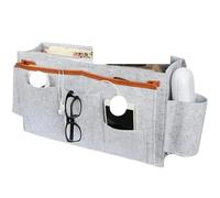PPQIRU Organisateur de Poche for accoudoir de canapé, Rangement de Bureau, Salon, Chambre à Coucher, Sac Suspendu for Magazines, Tablette, téléphone
