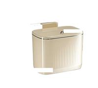 PPQIRU Poubelle Murale Poubelle murale de cuisine 8.5/12l, poubelle avec couvercle, for armoire sous l'évier, recyclage(8.5L Yellow)