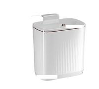 PPQIRU Poubelle Murale Poubelle murale de cuisine 8.5/12l, poubelle avec couvercle, for armoire sous l'évier, recyclage(12L White)