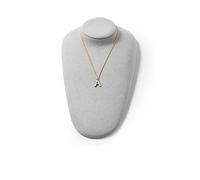 PPQIRU Présentoir à Colliers Portrait collier affichage pendentif organisateur bijoux présentoir Mannequin buste fenêtre(Grey)