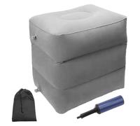 PPQIRU Repose-Pieds pour Avion Oreiller Repose-Pieds de Voyage Gonflable, Repose-Jambes, lit for dans Les Avions, Voitures, Trains et Le Bureau