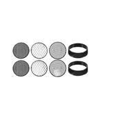 PPQIRU Tamis pour Sol Tamis de Jardinage, 2 Ensembles/8 pièces, Tamis Jardin, énigme en Pierre, Ensemble Sol for Un raffinage Efficace du et élimination des Pierres