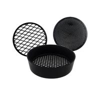 PPQIRU Tamis pour Sol Tamis d'énigme de Jardin, Outils Jardinage à Mailles interchangeables Polyvalents, Tamis Sol différent