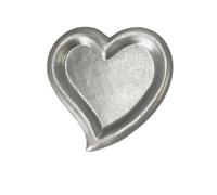 PPQIRU Vide-Poches Plateaux En Résine Créatifs, Décoration De Maison, Plat À Bijoux, Forme Spéciale, Organisateur Plaque Rangement, Porte-clés Montre, Boucles D'oreilles, Bols Collier(Love-Silver)