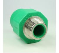 PPR Aqua de plus Coupleur avec filetage extérieur 20 mm x 3/4 "