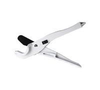 Ppr Fast Scissor Pipe Cutter for Pp-r Pvc Pex Alu Pex Plastic Pipe Range 16-25mm Plus Pipe Reamer Makes It Quick And Easy Steel Blade (white)