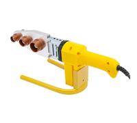 PPR Kit de soudage 800 W avec 6 têtes de buse - Machine à fondre à chaud pour tuyaux en plastique, température constante, revêtement anti-adhésif, avec support en U et mallette de transport - Pour