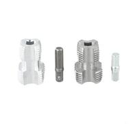 PPR Kit d'Extenseur de Tuyau et Foret, Fixation de Perceuse de Plomberie pour Filetage de Tuyau d'eau et Extension de Raccord, Construction en Métal Durable, Tige Hexagonale Accessoire de Perceuse