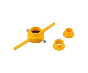 PPR Riser Tool Set with Step Drill Bits Thread Molds for PVC/Plastic Water Pipe - 6 pièces Hex Shank Expansion Kit 20 Over 25/32mm Npt Gros Thread High-Speed Steel