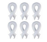 PPSMRT 6 Ballons De Cancer du Sein D'Octobre Rose De Français pour Sensibilisation Cancer du Sein D'Octobre Rose Décoration, Octobre Rose Ruban Activité Décoration, Espoir, Lutte Contre