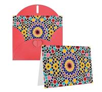 PPTHSNVB Cartes de vœux avec enveloppe vierge - Couleur marocaine - Carte de remerciement amusante - 10,2 x 15,2 cm - Carte d'anniversaire pour les enseignants de mariage, la Saint-Valentin, les fêtes
