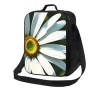 PPTHSNVB Daisy Sac à déjeuner isotherme pour femme et homme adulte - Étanche - Réutilisable - Avec bandoulière réglable - Pour le travail et les voyages