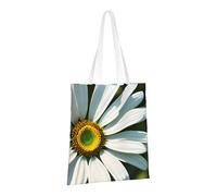 PPTHSNVB Daisy Sac fourre-tout en toile réutilisable avec poignées pour femme