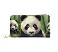 PPTHSNVB Green Frog Portefeuille pour femme Grande capacité Porte-cartes de crédit Fermeture Éclair Pochette de voyage pour femme, Adorable animal, Taille unique, Classique